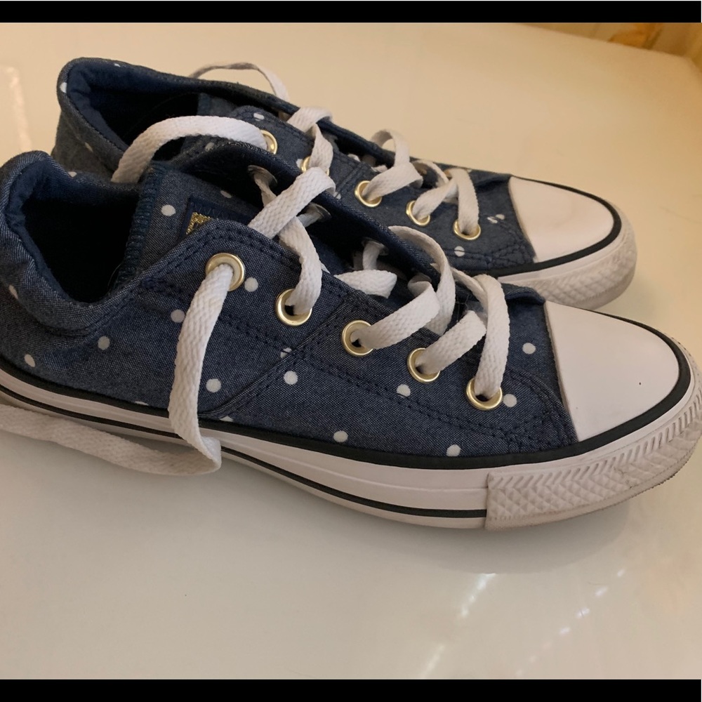 Blue converse